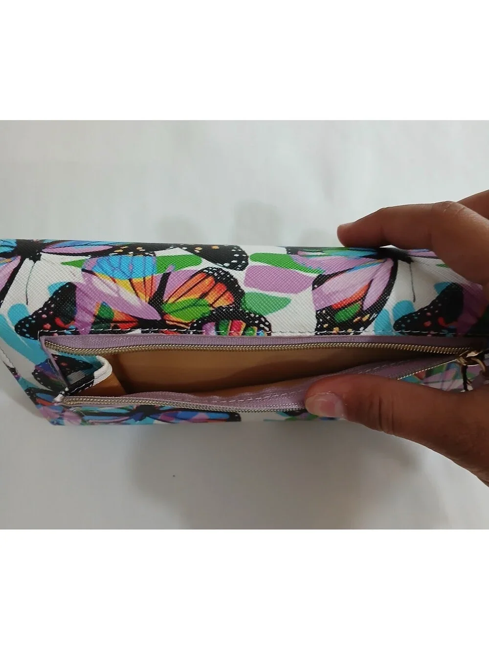 WOMEN'S JULIA BUXTON COLORFUL BUTTERFLY WALLET